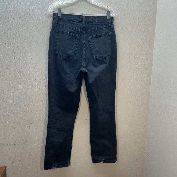 Abercrombie & Fitch Women's 90’s Straight Ultra High Rise Jeans 28 6S Curve Love - Picture 8 of 10